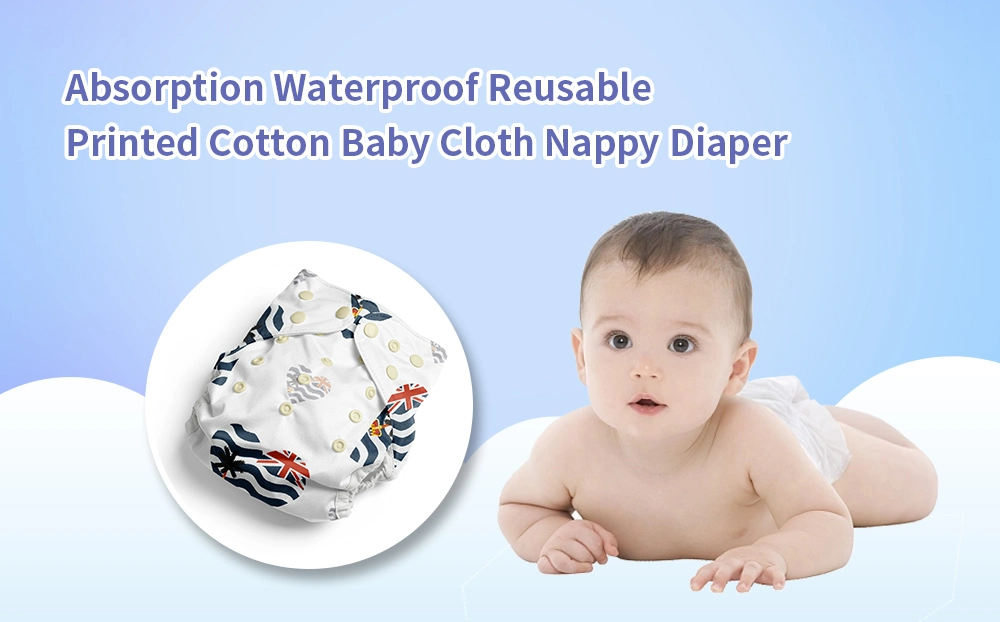 Customized Baby Cloth Nappies Reusable and Adjustable Washable Cloth Nappy Baby Cloth Diapers and Diaper Inserts