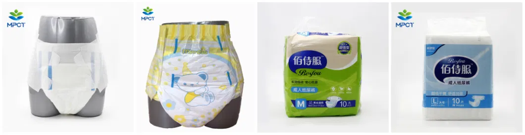 High Absorbency and Soft Cloth Like Elder Care Abdl Disposable Adult Diaper for Incontinence People