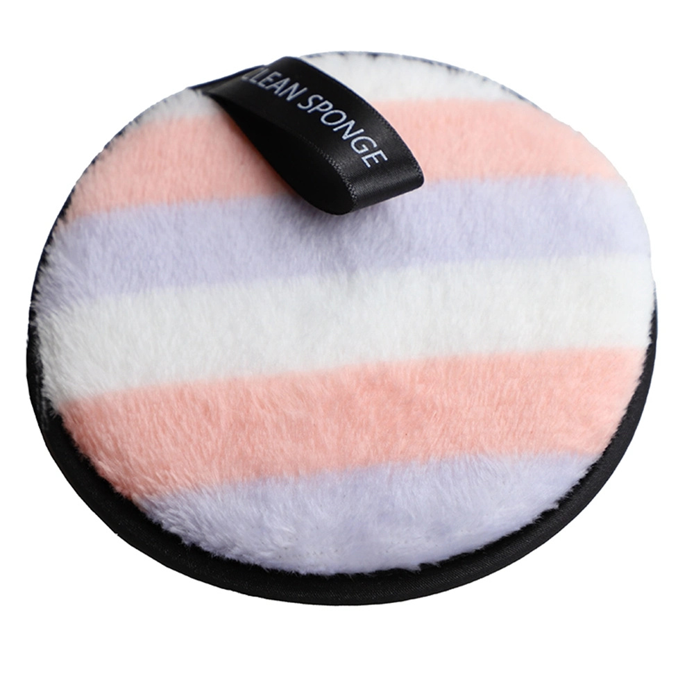 Reusable Microfiber Makeup Removing Pads Face Cleansing Pads with Sponge